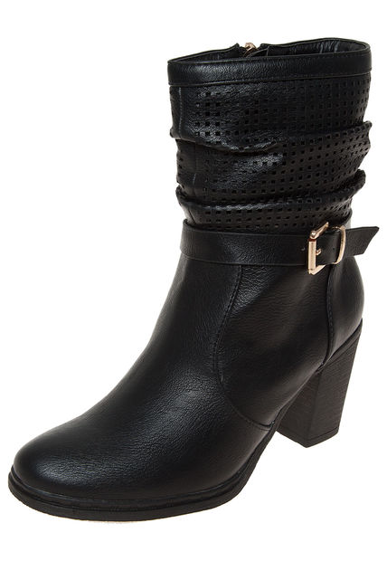 Femenino Calzado Botines Botín Hebilla Negro Gouache Botín Hebilla Negro Gouache. Estilo casual. RTSKGMT